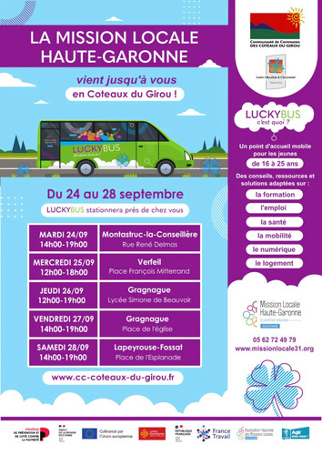 LE LUCKYBUS DONNE RDV AUX 16-25 ANS Image 1