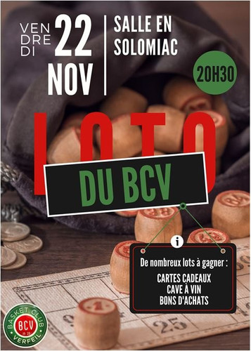 Loto du BCV - Vendredi 22 Novembre Image 1