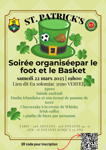 Soirée Saint-Patrick Image 1