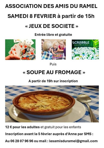 Jeux de société et soupe au fromage Image 1