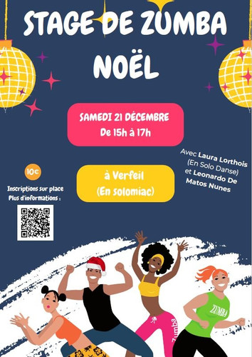 Stage de Zumba de noël à Verfeil Image 1