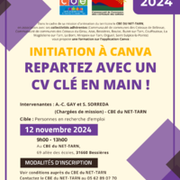 Formation Emploi : Créez votre CV avec Canva