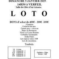 Loto de la F.N.A.C.A. de Verfeil